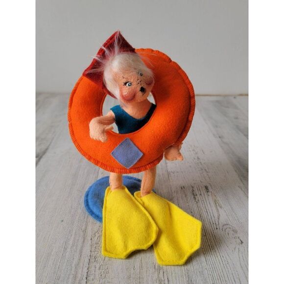 Annalee Darla innertube swimmer girl plush beach collectible - Picture 1 of 8